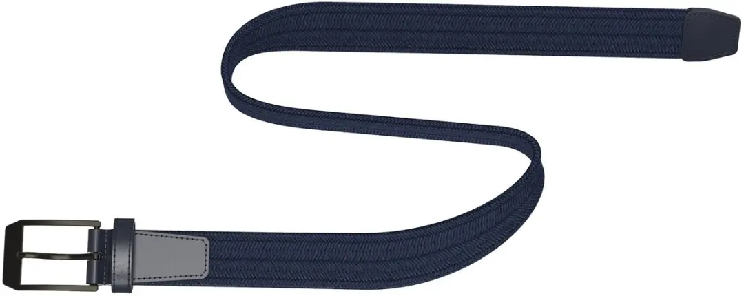 Braided Golf Riem Navy Maat W38