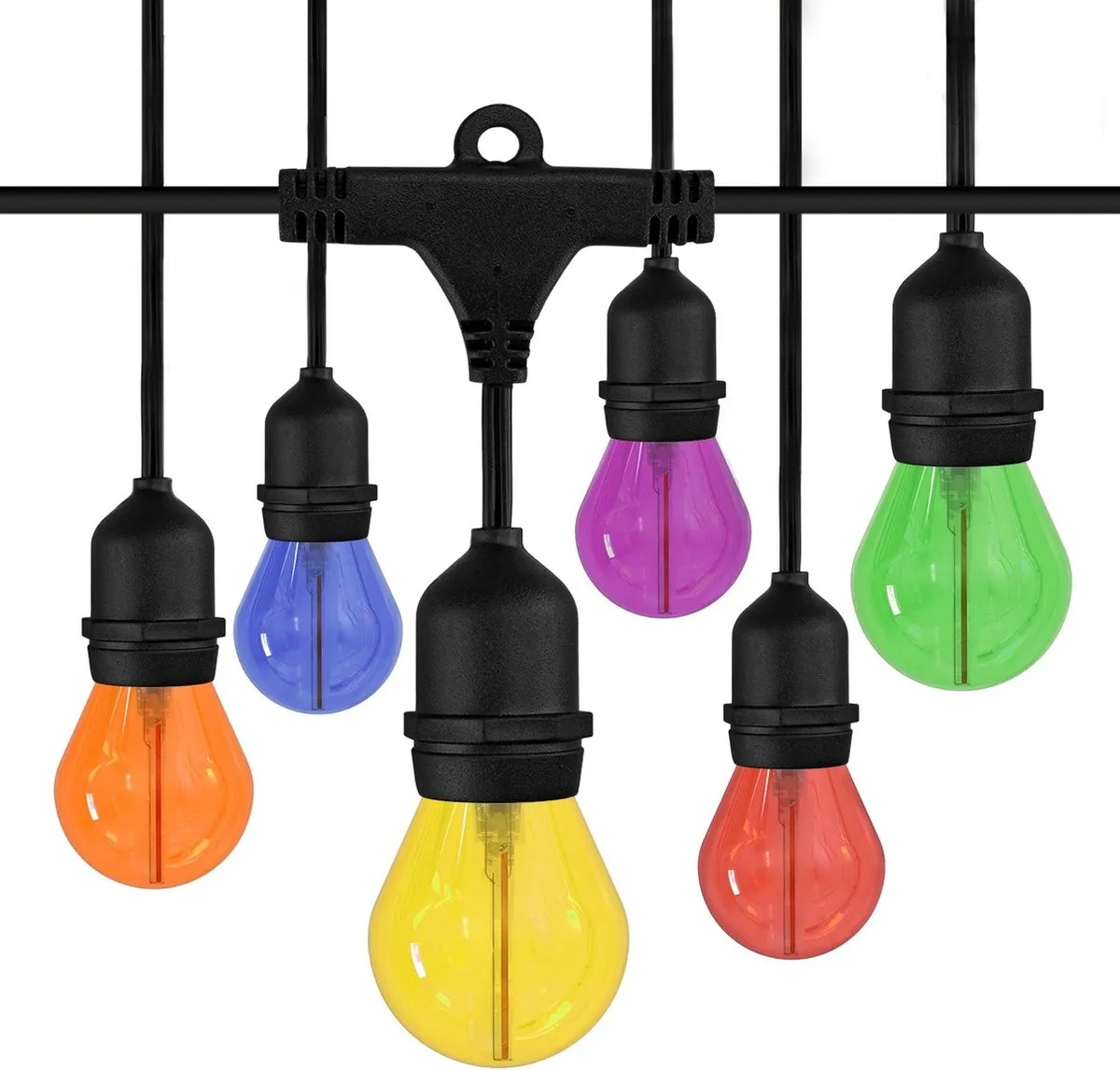 LEDVION Prikkabel 10m - 50x Multicolor LED 1W - IP65