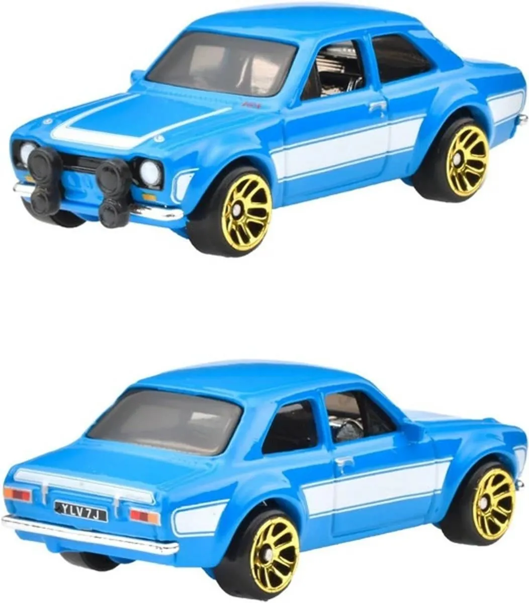 Hot Wheels Ford Escort RS1600 JBY32 - Blauw