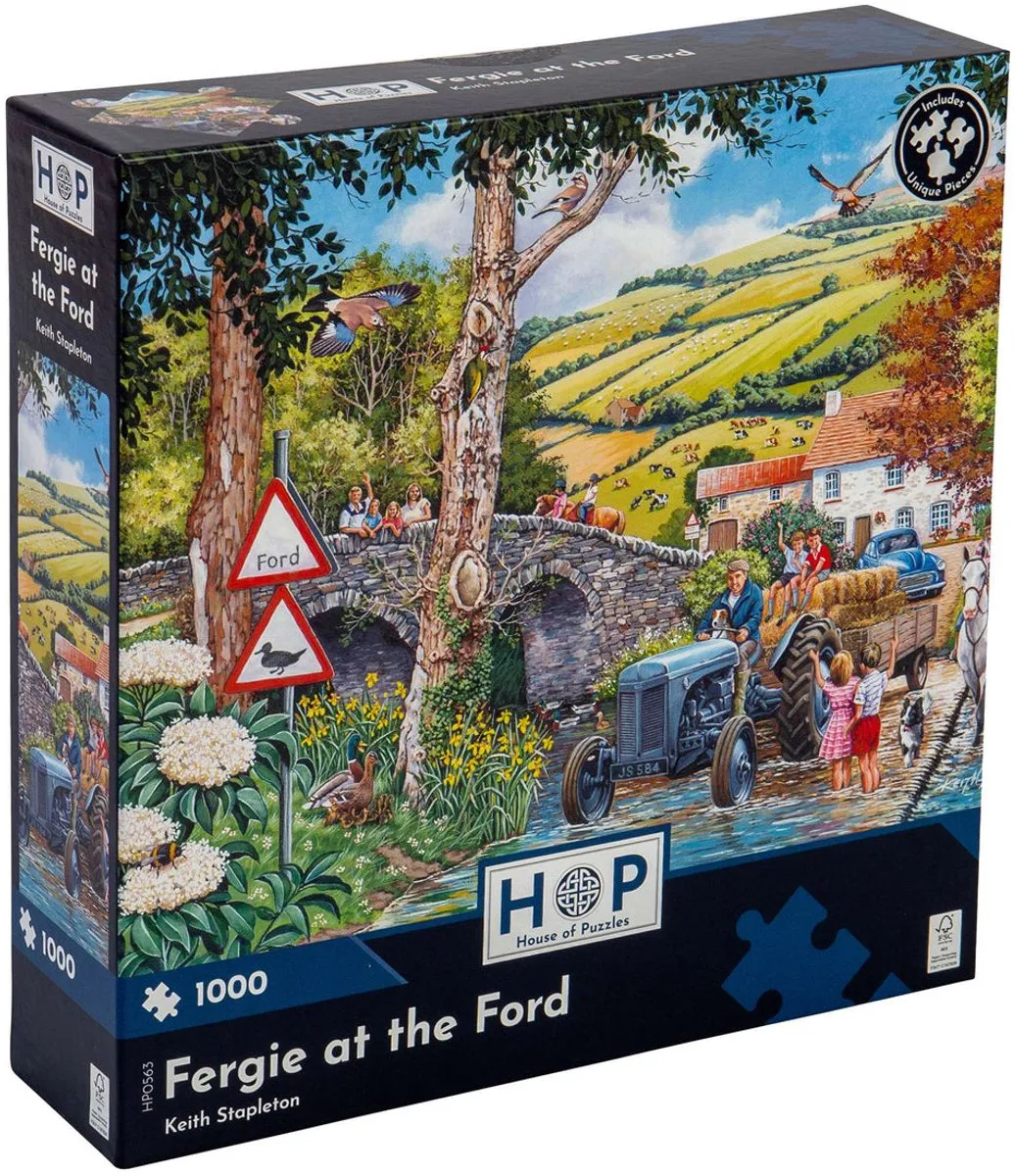 House Of Puzzles Fergie at the Ford Puzzel 1000 Stukjes HP0563 - Multicolor