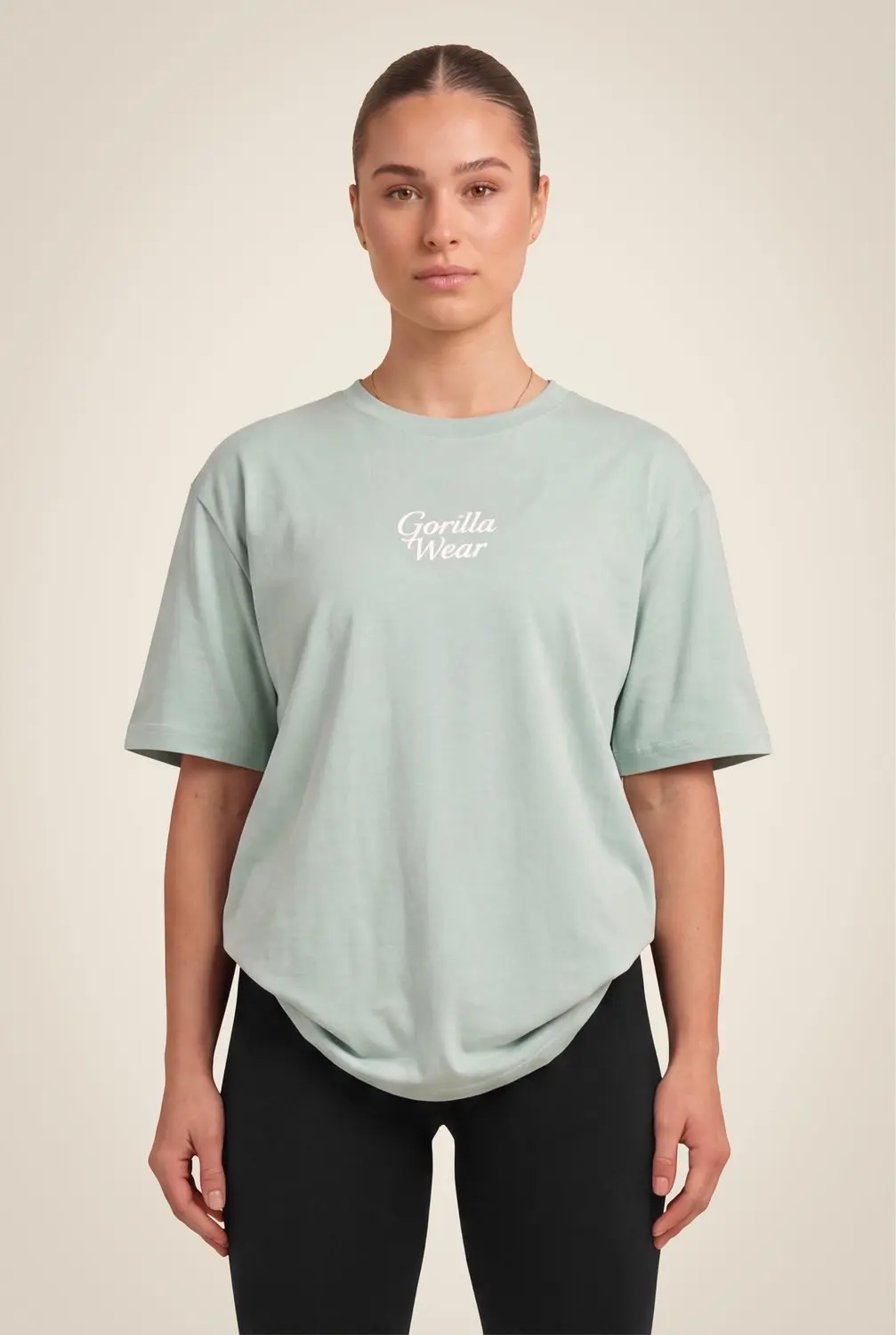 Gorilla Wear Vienna Oversized T-shirt Lichtgroen XS - afbeelding 4 van 6