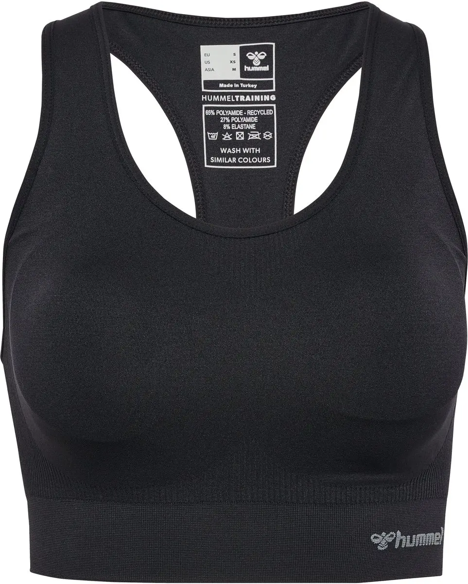 Hummel Tif Padded Sportbeha - XS - Zwart - afbeelding 4 van 6