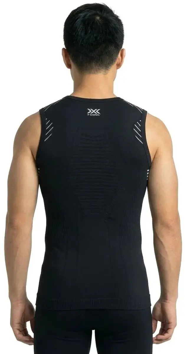 X-Bionic Invent 4.0 Tanktop - Opaalzwart/Arctisch wit - afbeelding 2 van 6