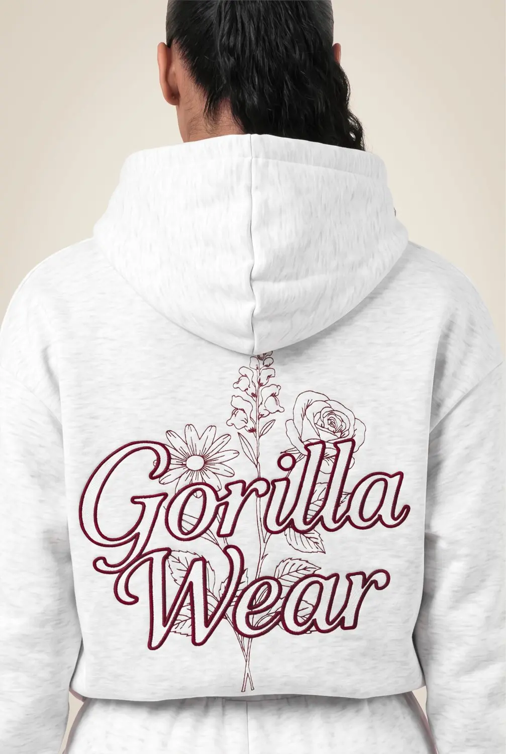 Gorilla Wear Skye Hoodie - Lichtgrijs XS - afbeelding 5 van 6