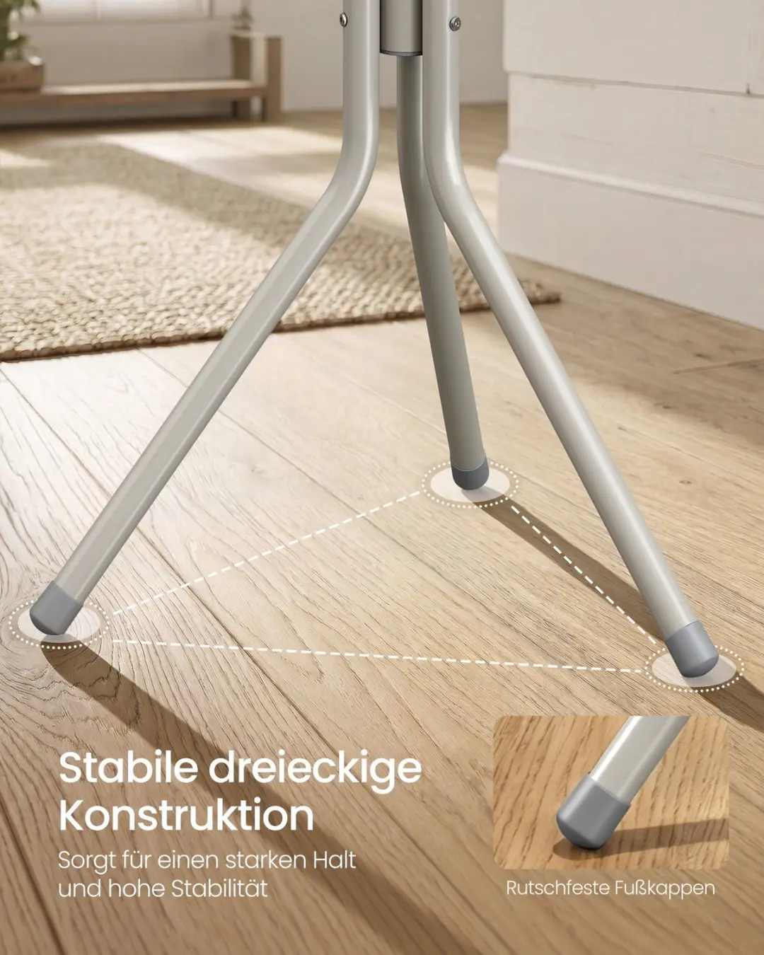 Songmics RCR081LH01 Kapstok 16 Haken - Beige - afbeelding 3 van 6