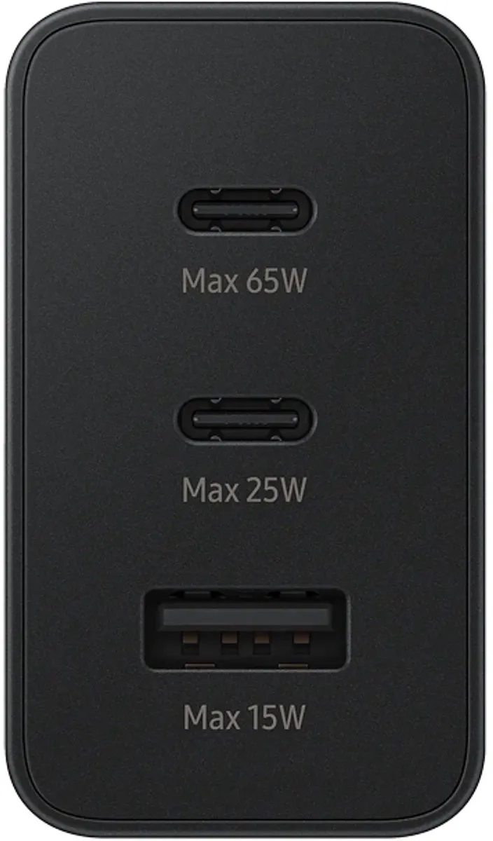 Samsung Travel Adapter Trio EP-T6530NBEGEU - 65W - Zwart
