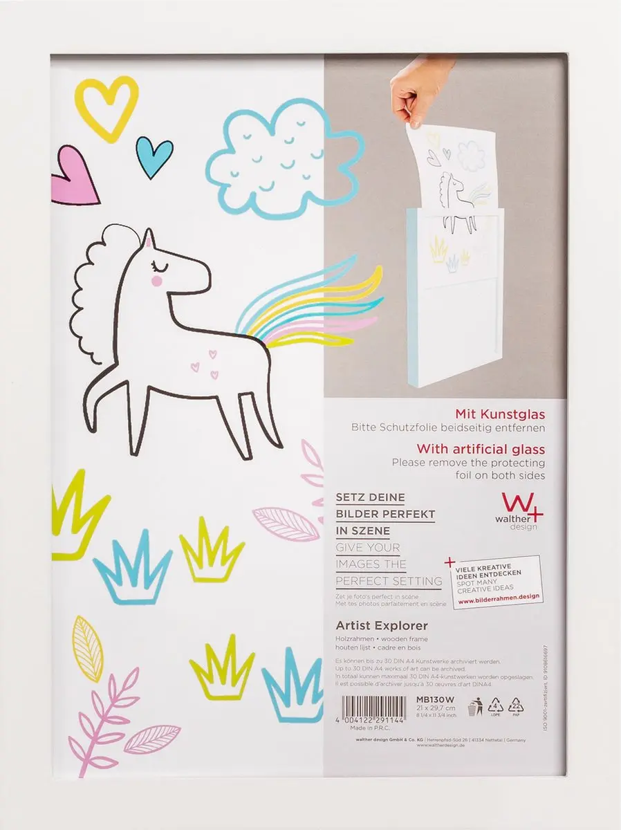 Walther Artist Explorer Fotolijst 30x30cm Wit