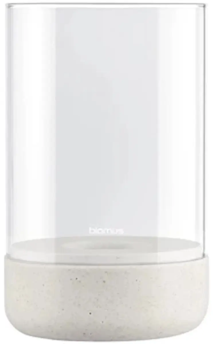 Blomus Calma theelichthouder D12cm H20cm moonbeam