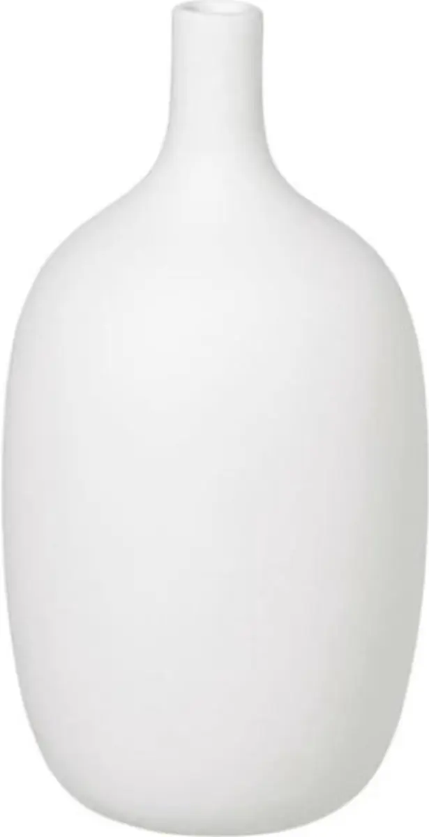 Blomus Ceola vaas H21cm D11cm wit