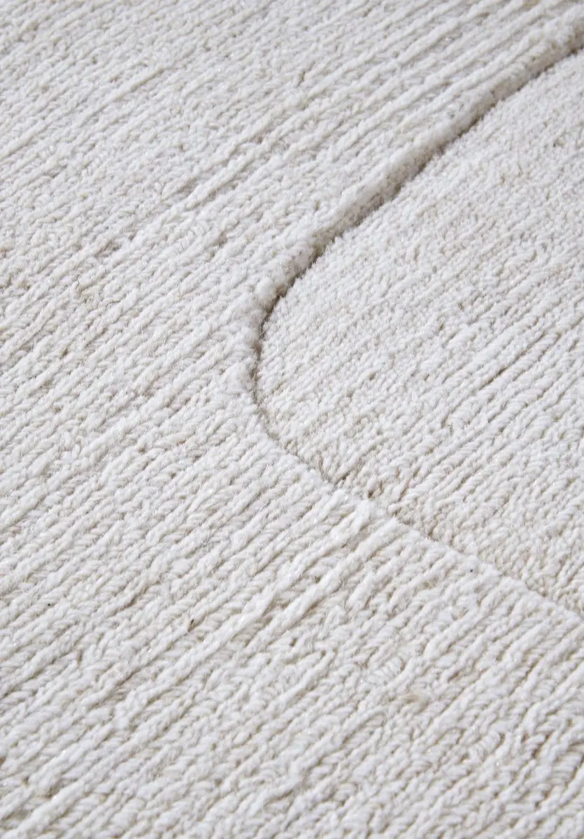 Villeroy & Boch Charlotte Wollen Vloerkleed 120x170cm - Crème - afbeelding 4 van 6