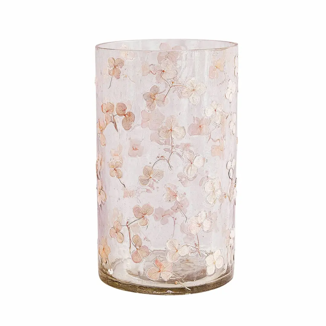 Loberon Velindar Windlicht - Ø12,5cm - Heldere Roze - afbeelding 2 van 6