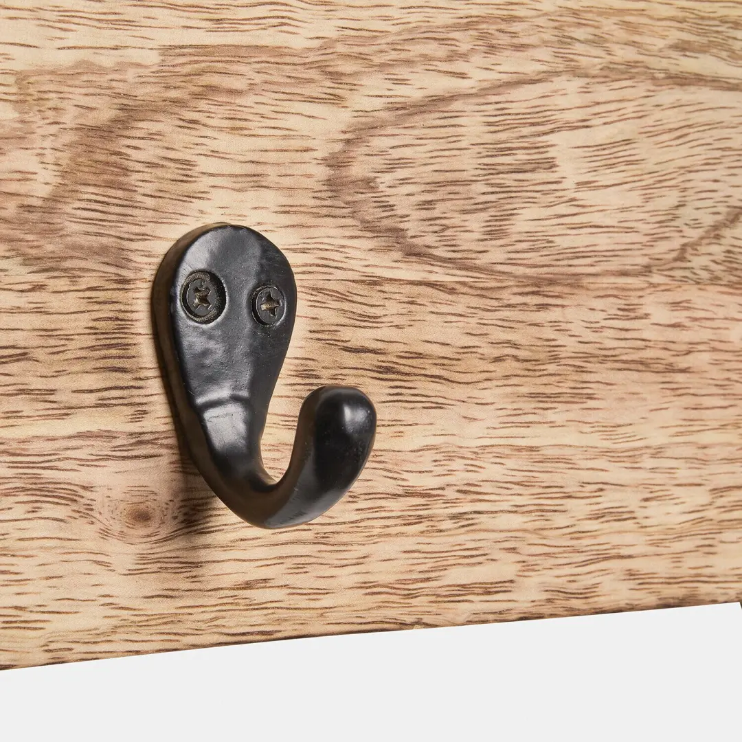 Loberon Pfotaro Bord met haken - Bruin - afbeelding 6 van 6