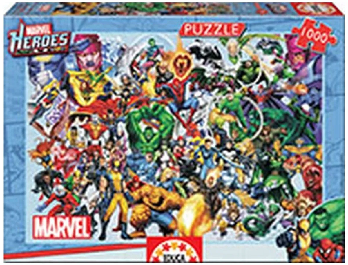 Marvel Superhelden Puzzel 1000 Stuks - Multicolor
