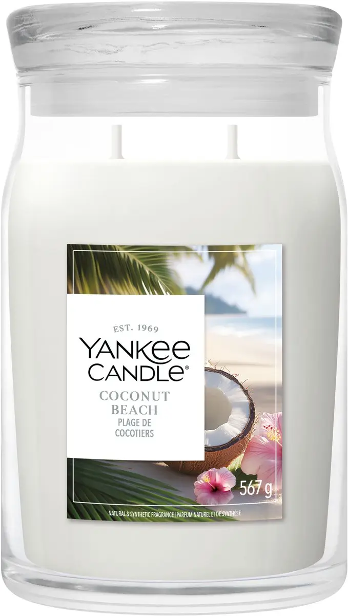 Yankee Candle Coconut Beach Geurkaars 567g