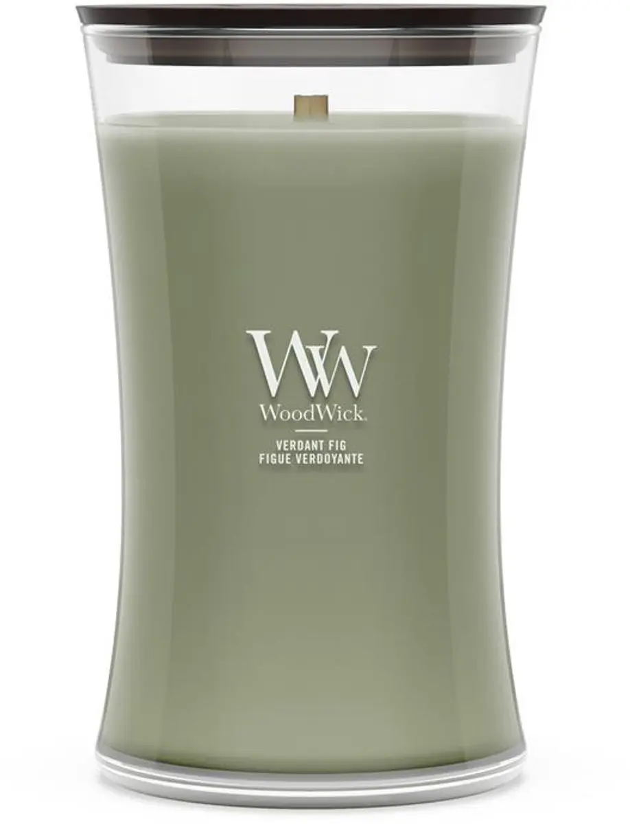 WoodWick Verdant Fig Large Kaars - 130 Branduren - afbeelding 5 van 5