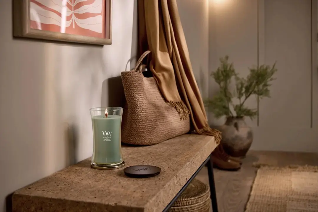 WoodWick Verdant Fig Large Kaars - 130 Branduren - afbeelding 2 van 5