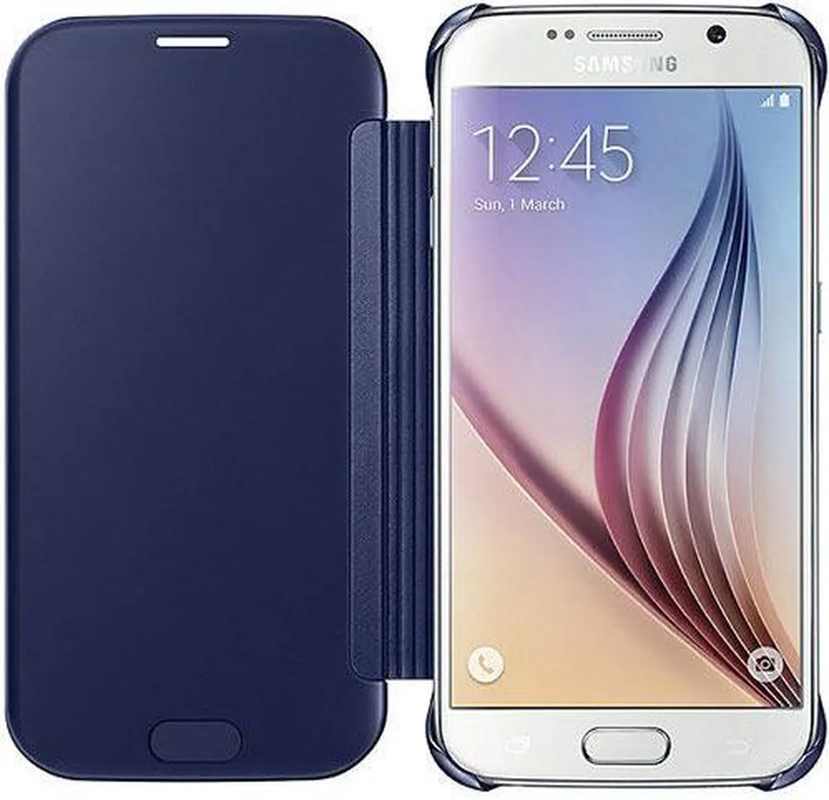 Samsung Clear View Cover Galaxy S6 EF-ZG920BBEGWW - Zwart