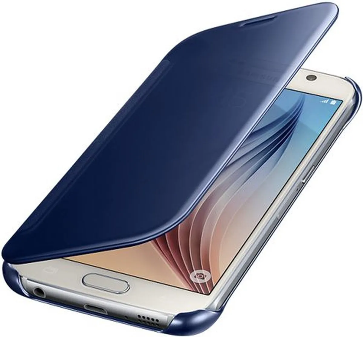 Samsung Clear View Cover Galaxy S6 EF-ZG920BBEGWW - Zwart