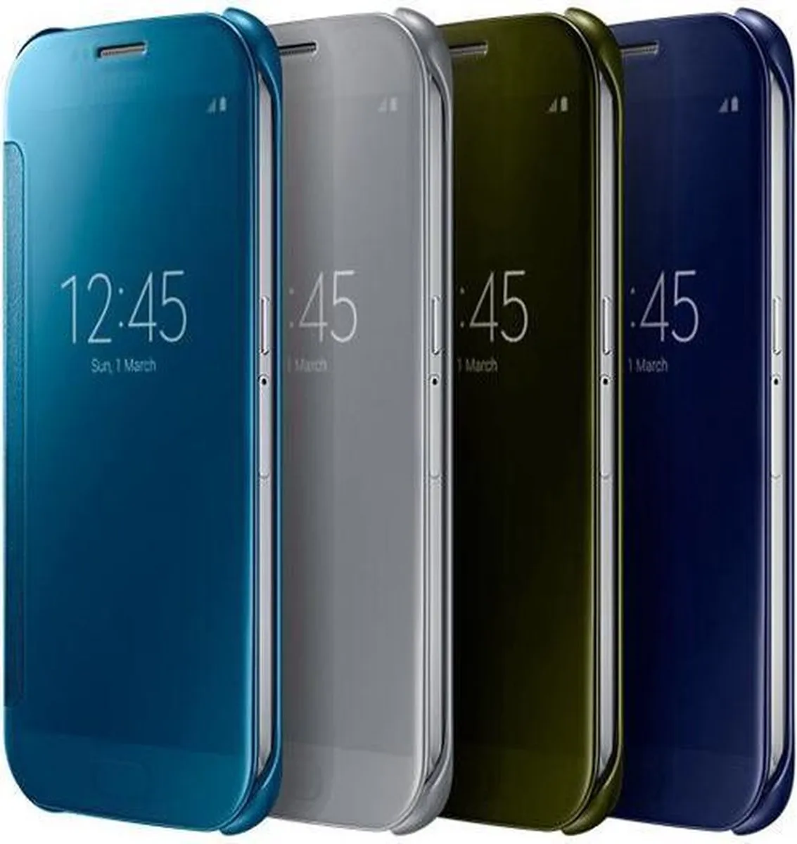 Samsung Clear View Cover Galaxy S6 EF-ZG920BBEGWW - Zwart