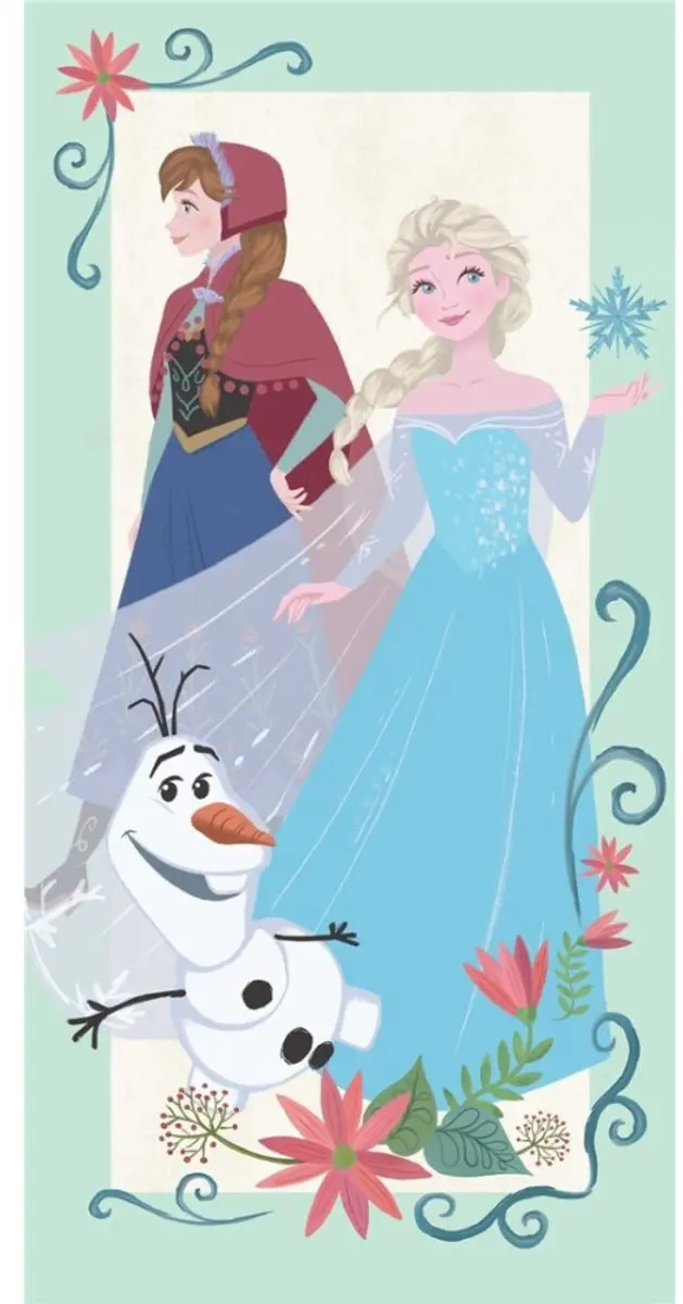 Disney Frozen Strandlaken 70x140cm - afbeelding 2 van 3