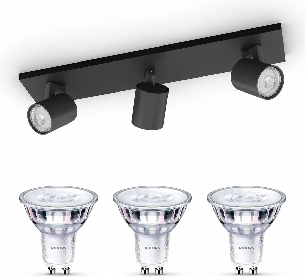 Philips Runner Opbouwspot Zwart