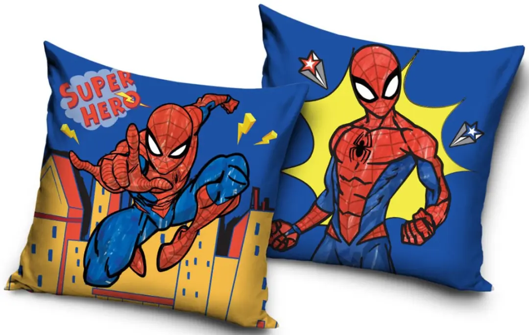 Spiderman Super Hero Velours Kussenhoes 40x40 cm