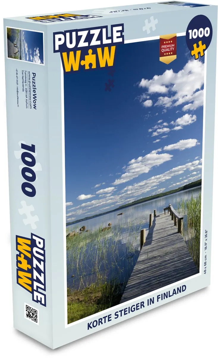 PuzzleWow Legpuzzel 1000 Stuks Finland