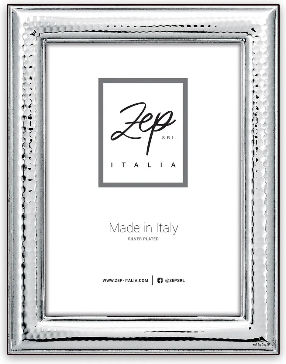 Zep Recanati Verzilverde Fotolijst 9x13cm - Zilver - afbeelding 2 van 6