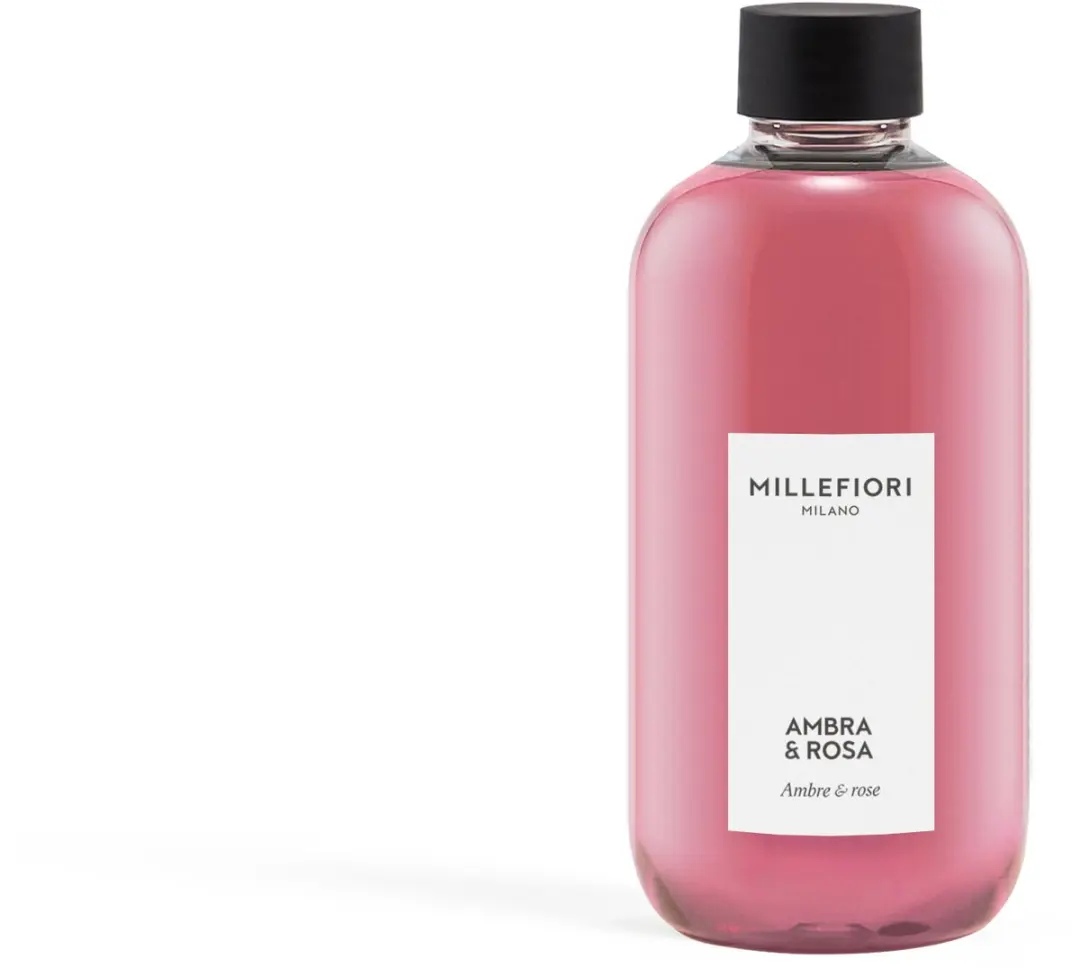Millefiori Milano Navulling Geurstokjes 250ml Ambra & Rosa