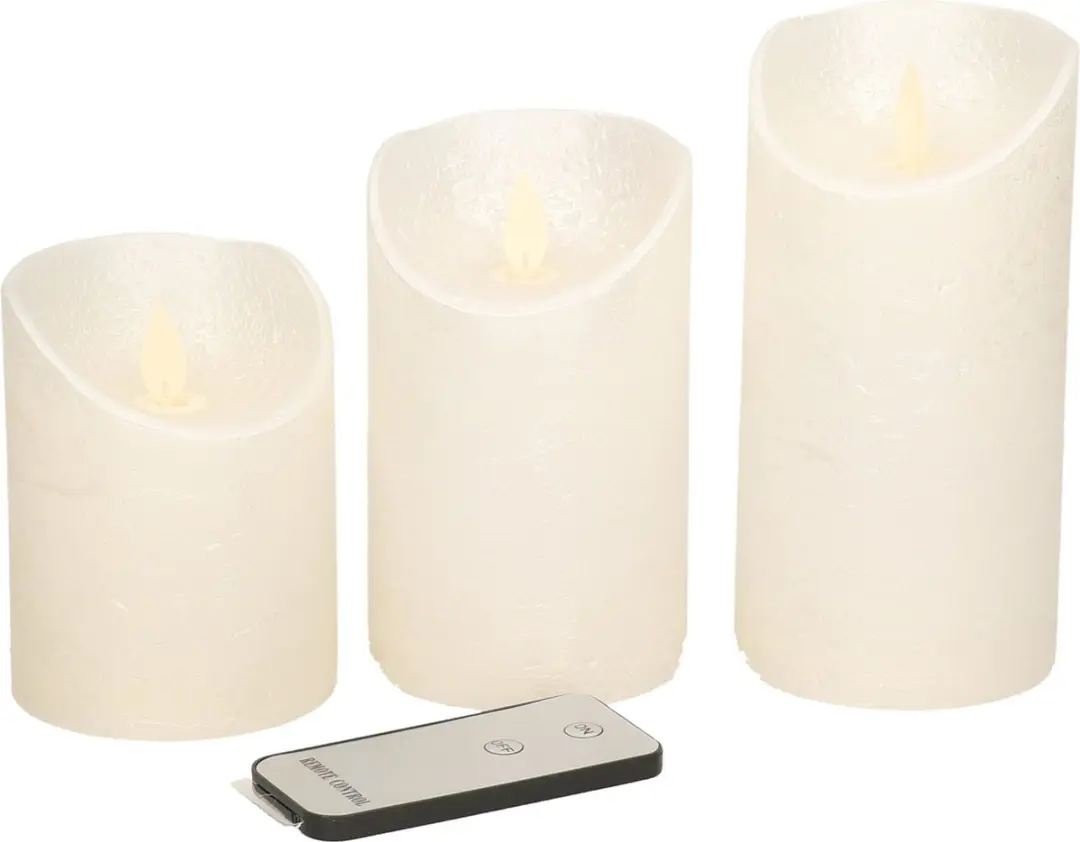 Anna's Collection Rustieke LED Kaarsen