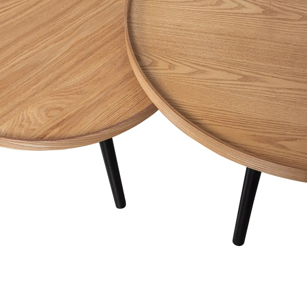WOOOD Mesa Bijzettafel 78cm - Naturel - afbeelding 6 van 6