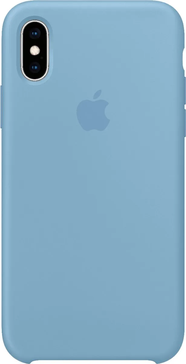 Apple Siliconen Back Cover iPhone XS Cornflower Blue MW982ZM/A