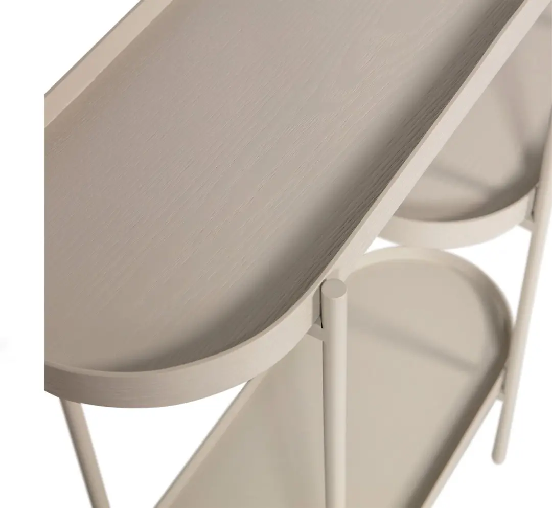 WOOOD Noan Sidetable Antiek Beige - afbeelding 4 van 6