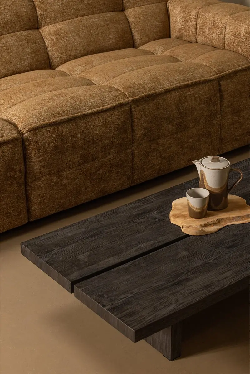 WOOOD Lion Salontafel 140x60cm Donkerbruin - afbeelding 3 van 6