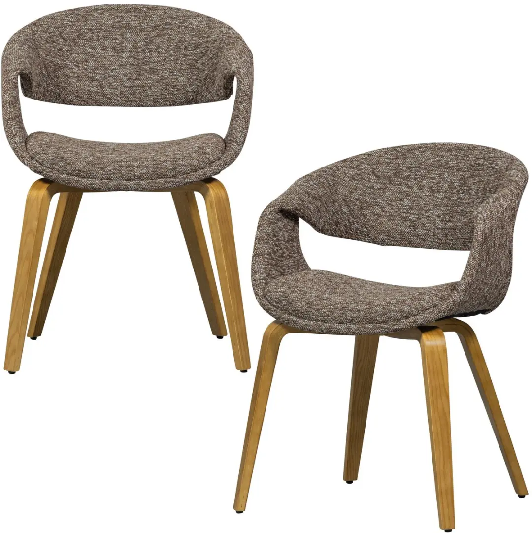 WOOOD Yossi Eetkamerstoelen Houten Naturel Poot