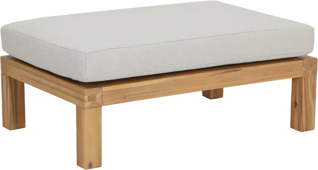 vtwonen Relax Hocker Acaciahout 120cm - Naturel - afbeelding 4 van 6