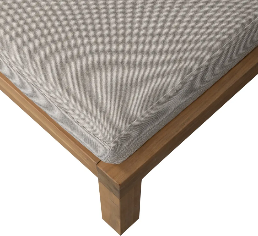 vtwonen Relax Hocker Acaciahout 120cm - Naturel - afbeelding 5 van 6