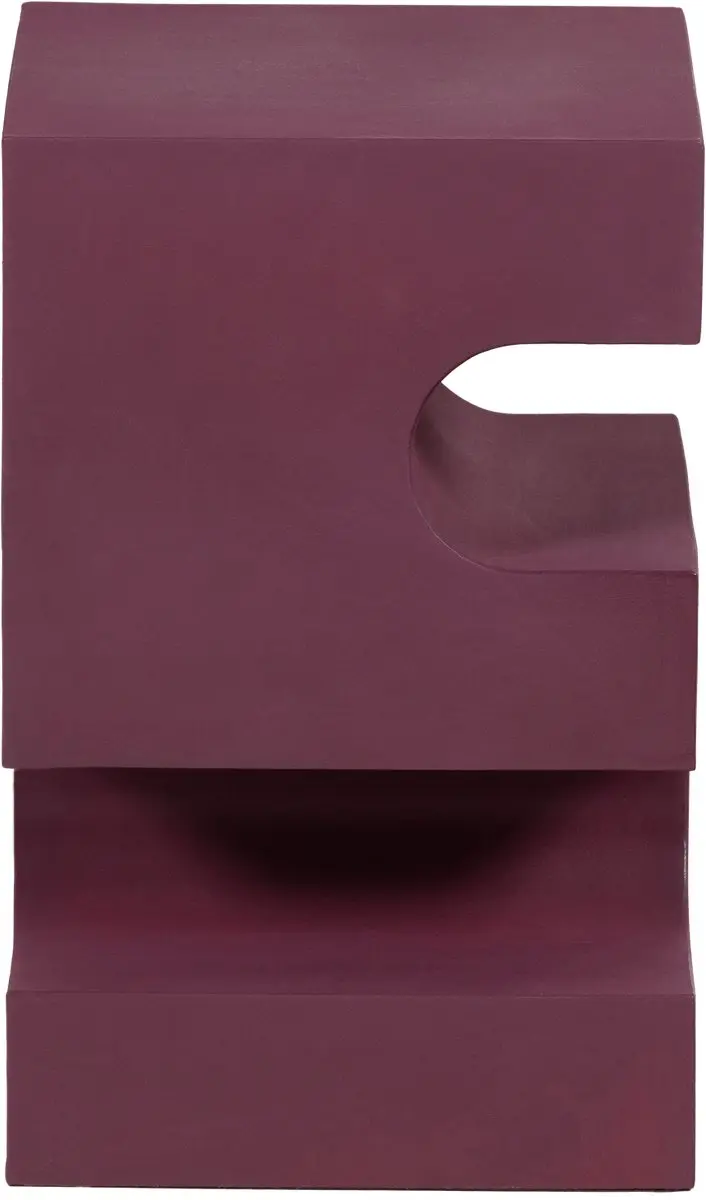WOOOD Jessa Bijzettafel 30x30cm - Paars/Bruin - afbeelding 6 van 6