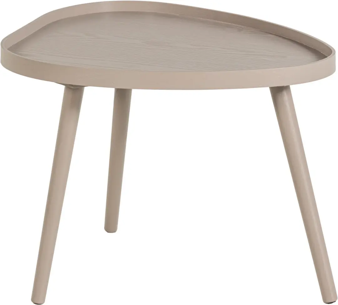 WOOOD Mae Bijzettafel Organisch - Hout - 40x61x50cm - Zand - afbeelding 6 van 6