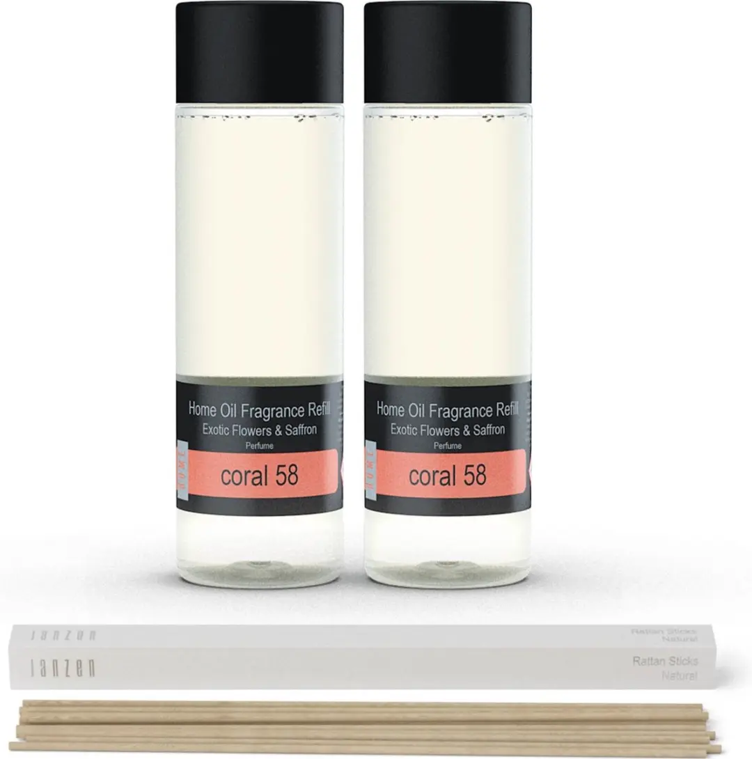 JANZEN Home Fragrance Refill Coral 58 2-pack Incl. Sticks