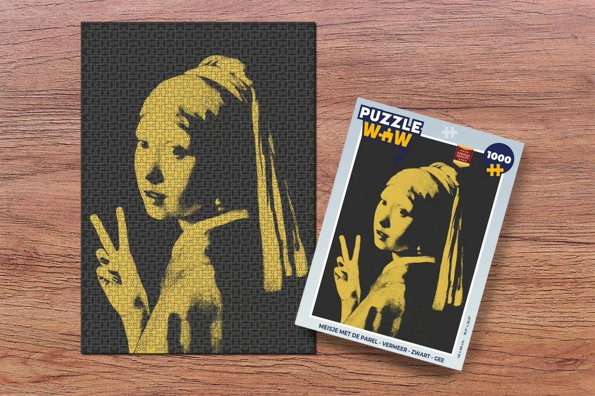 PuzzleWow Vermeer Legpuzzel 1000 Stuks - Multicolor