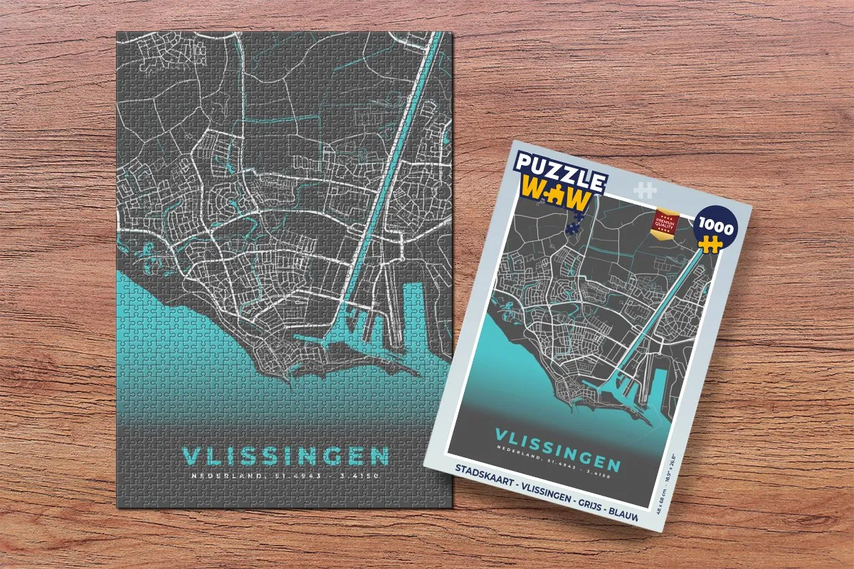 PuzzleWow Vlissingen Legpuzzel 1000 Stuks - MPN 7421632331363