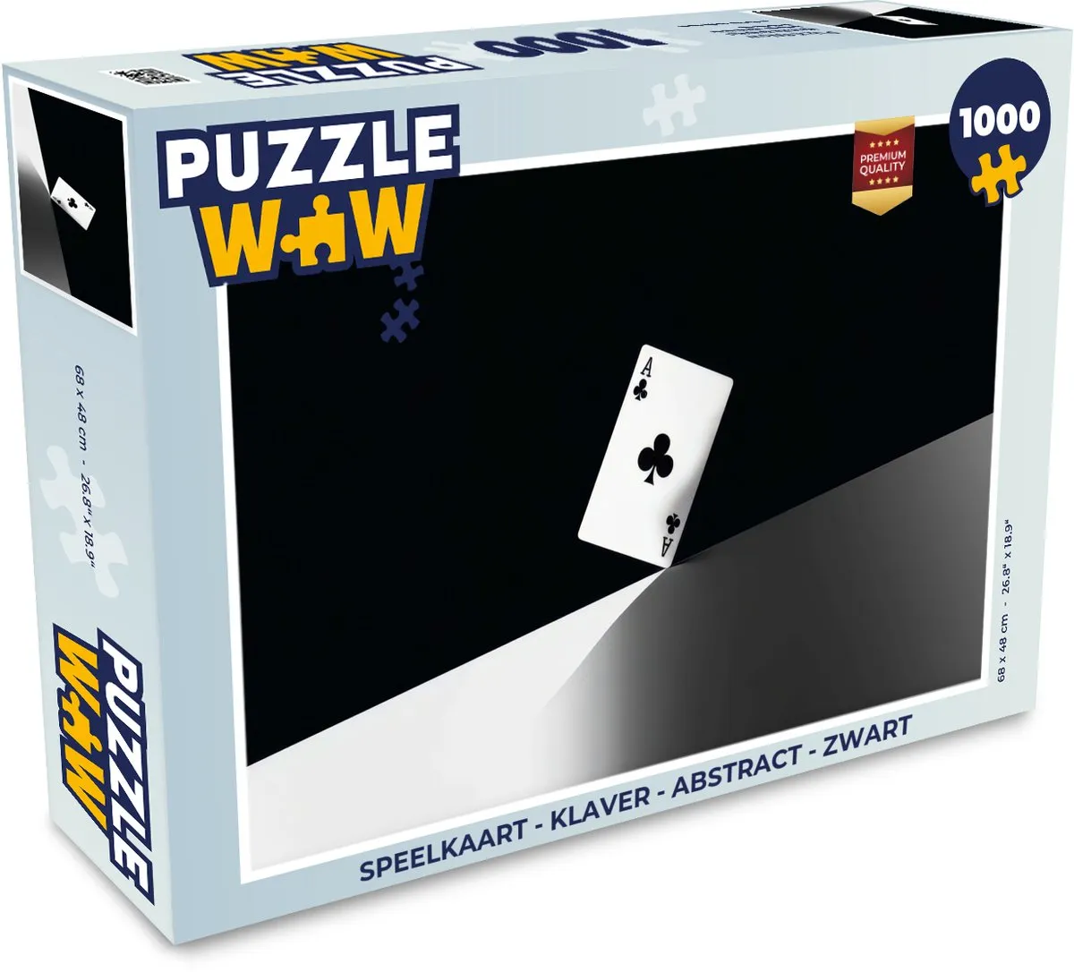 PuzzleWow Klaver Abstract Legpuzzel 1000 Stukjes