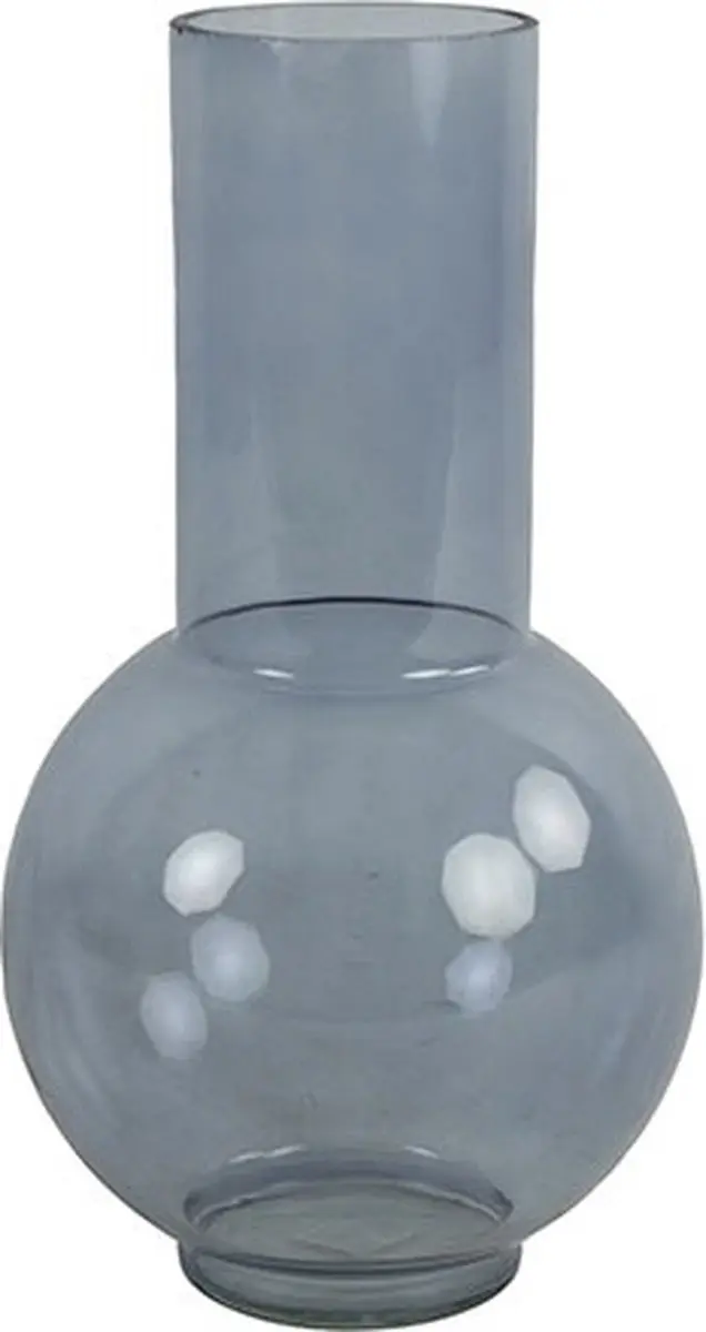 Countryfield Vaas Catlin glas L20B20H36CM d.blauw