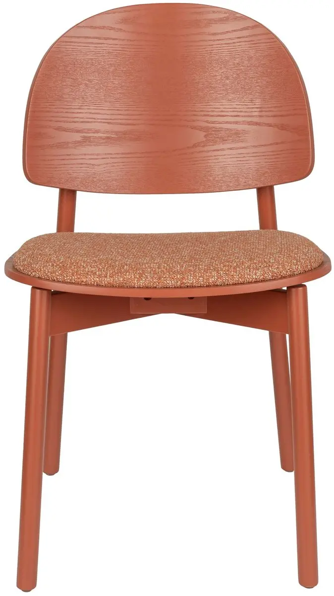 Zuiver Sunrise Eetkamerstoel - Rood - Set van 2 - afbeelding 2 van 6