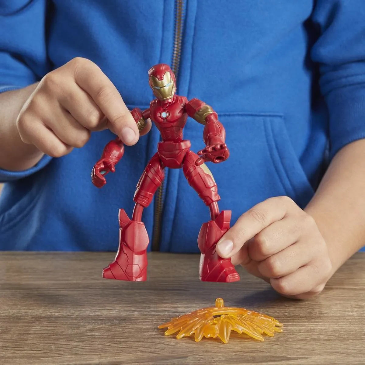Marvel Avengers Bend and Flex Iron Man Actiefiguur - Multicolor - afbeelding 5 van 6