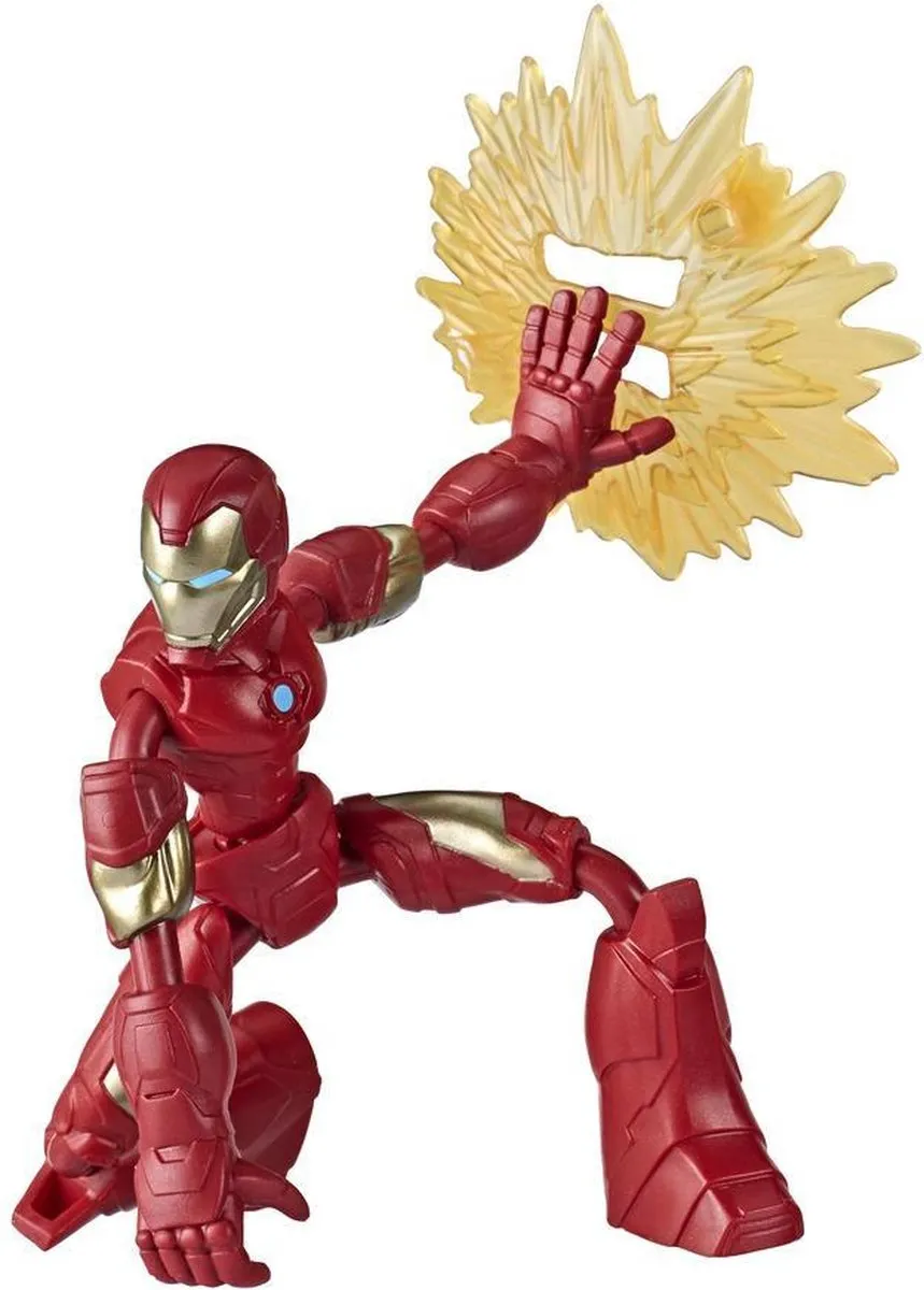 Marvel Avengers Bend and Flex Iron Man Actiefiguur - Multicolor - afbeelding 6 van 6