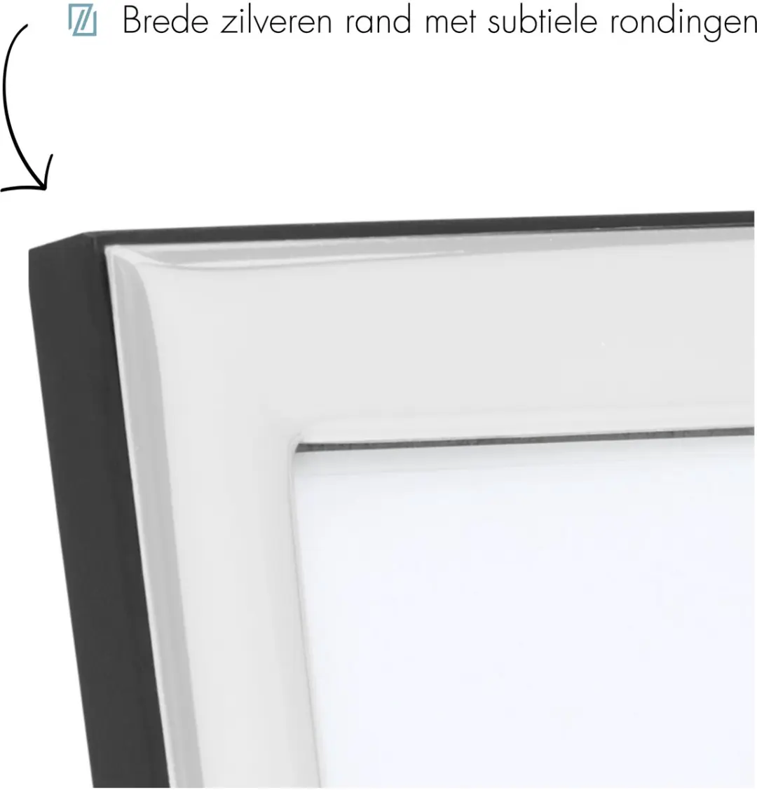 Zilverstad Premium Rome Fotolijst 10x15cm - Zilver - afbeelding 6 van 6