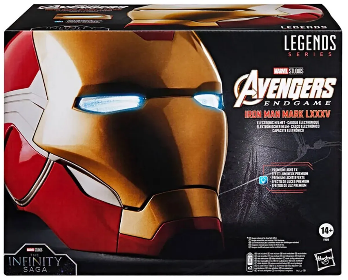 Marvel Legends Iron Man Helmet Mark LXXXV - Multi - 2x AAA