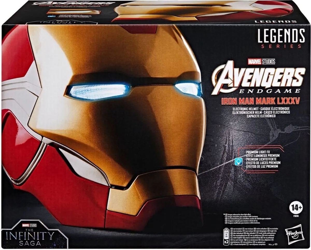 Marvel Legends Iron Man Helmet Mark LXXXV - Multi - 2x AAA